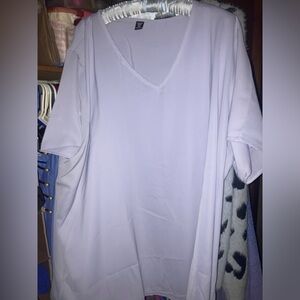 Lavender V Neck Blouse, SHEIN Curve 5Xl